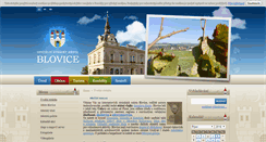 Desktop Screenshot of blovice-mesto.cz