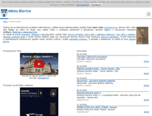 Tablet Screenshot of blovice-mesto.cz